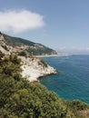 By the Seashore in a hot summer day Royalty Free Stock Photo