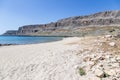 Seashore landscape of Rhodes island, Greece