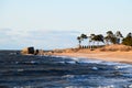 Seashore in Liepaja, Latvia on spring time.