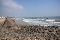 Seashore, near Shore Temple, Mahabalipuram, Tamil Nadu