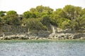 Seashore ruins on St. Nicholas island - Gemiler island, Turkey
