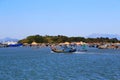 The seashore scenery of Dongshan island