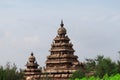 Seashore temple at Mahabalipuram in India