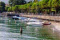 A Seashore View, Small Bats on Como Lake