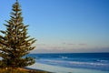 Seashores of New Zealand; beautiful seascape and bright blue ocean