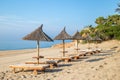 Morning view of Miami Platja, Cala dels Vienesos Royalty Free Stock Photo