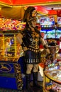 Seaside Arcade with Roman Soldier