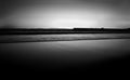 Seaside in Black and White Royalty Free Stock Photo