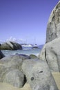 Seaside Boulders at Virgin Gorda Royalty Free Stock Photo