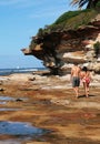 Seaside couple series -Cronulla Beach Royalty Free Stock Photo