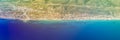 Seaside of Crete island, aerial view, Greece