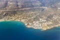 Seaside of Crete island, aerial view, Greece