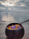Seaside Delight: Savoring Halo-Halo by the Sea