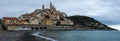 Cervo city with church of Saint Joan the baptist