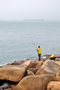Seaside fishing