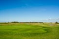 Seaside golf landscape