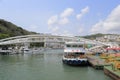 Seaside of gushan ferry pier