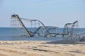 Seaside Heights NJ Post-Hurricane Sandy Royalty Free Stock Photo