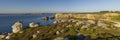 Seaside landscape near Crozon Royalty Free Stock Photo