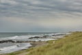 Seaside and landscape near town of Skagen in Denmark Royalty Free Stock Photo