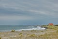 Seaside and landscape near town of Skagen in Denmark Royalty Free Stock Photo