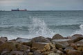 Seaside and landscape near town of Skagen in Denmark Royalty Free Stock Photo