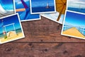 Seaside photo collage Royalty Free Stock Photo