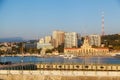 Seaside pier of the city