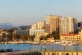 Seaside pier of the city