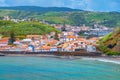 Seaside of Porto Pim neighborhood of Horta, Portugal