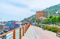 The seaside promenade in Alanya