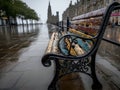 The seaside promenade of Kirkcaldy, Scotland image Royalty Free Stock Photo