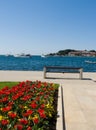 Seaside promenade - Porec, Croatia Royalty Free Stock Photo