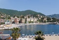 Seaside in Recco, Italy Royalty Free Stock Photo
