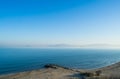 The seaside shore of the city Burgas in Bulgaria