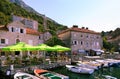 Seaside small town Perast, Montenegro.