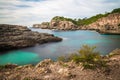 Seaside view from Cala Almonia Royalty Free Stock Photo