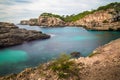 Seaside view from Cala Almonia Royalty Free Stock Photo