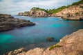 Seaside view from Cala Almonia Royalty Free Stock Photo