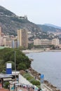 Seaside view of Monaco Monte-Carlo