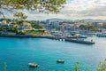 Seaside view of Porto Cristo, Mallorca, Spain