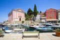 Seaside view of Veli Losinj town, Croatia. Royalty Free Stock Photo