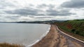 Seaside views of Dawlish Warren in Devon, United Kingdom Royalty Free Stock Photo