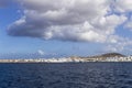 The seaside village Naoussa in Paros island, Cyclades, Greece Royalty Free Stock Photo