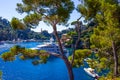 Seaside villas near Portofino in Italy Royalty Free Stock Photo