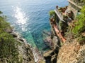 Seaside villas near Portofino in Italy Royalty Free Stock Photo