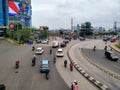 Season City Mall, Jakarta, Aerial view of the street vehicle