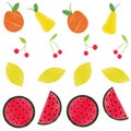 Season fruit bright pattern