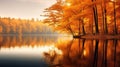 season golden autumn background