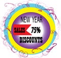 Season new year discount colourfull image